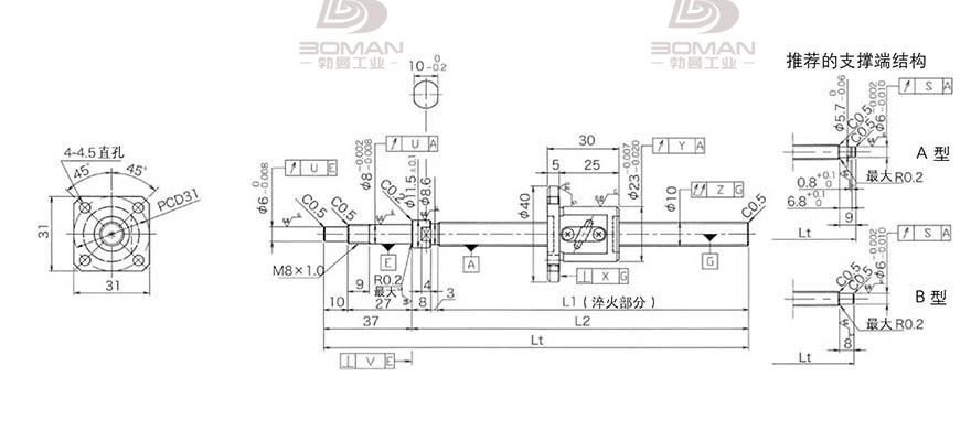 KURODA GP1002DS-EAFR-0320B-C3F 黑田丝杆3d软件